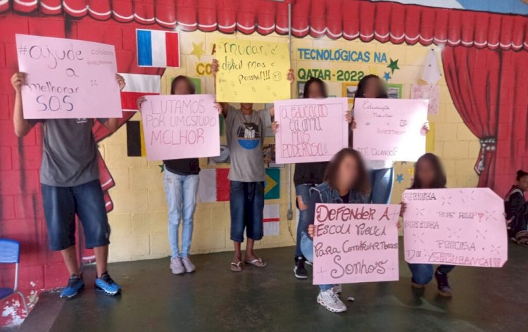 Alunos protestam contra série de furtos em Escola Estadual de Bauru