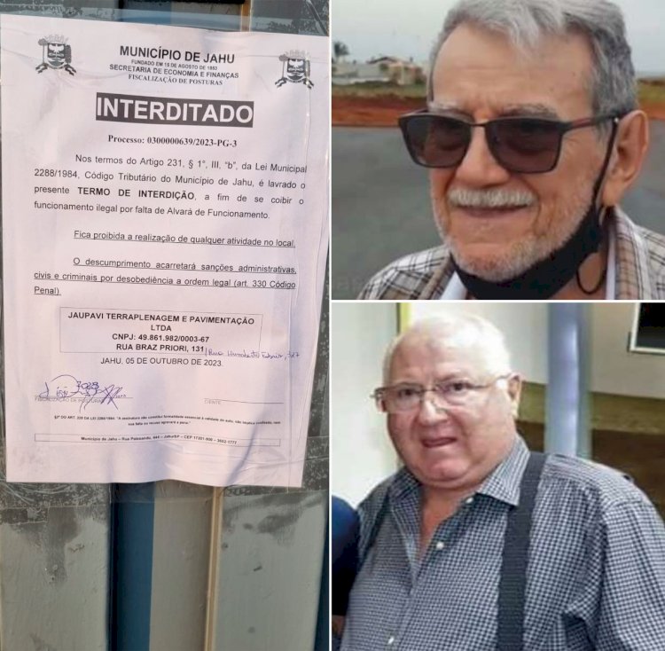 Prefeitura de Jaú interdita Jaupavi; empresa de Ailton Caseiro e Newton Fraschetti não possui alvará de funcionamento e AVCB