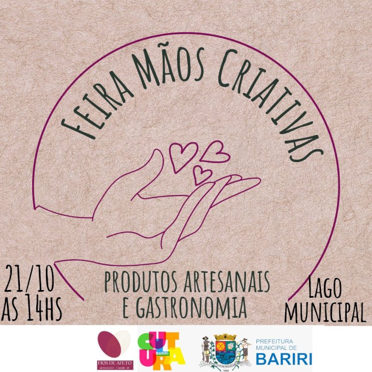 Lago de Bariri recebe feira “Mãos Criativas” no dia 21 de Outubro