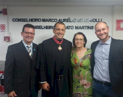 Prefeito de Itaju prestigia posse de Marco Bertaiolli como novo Conselheiro do Tribunal de Contas