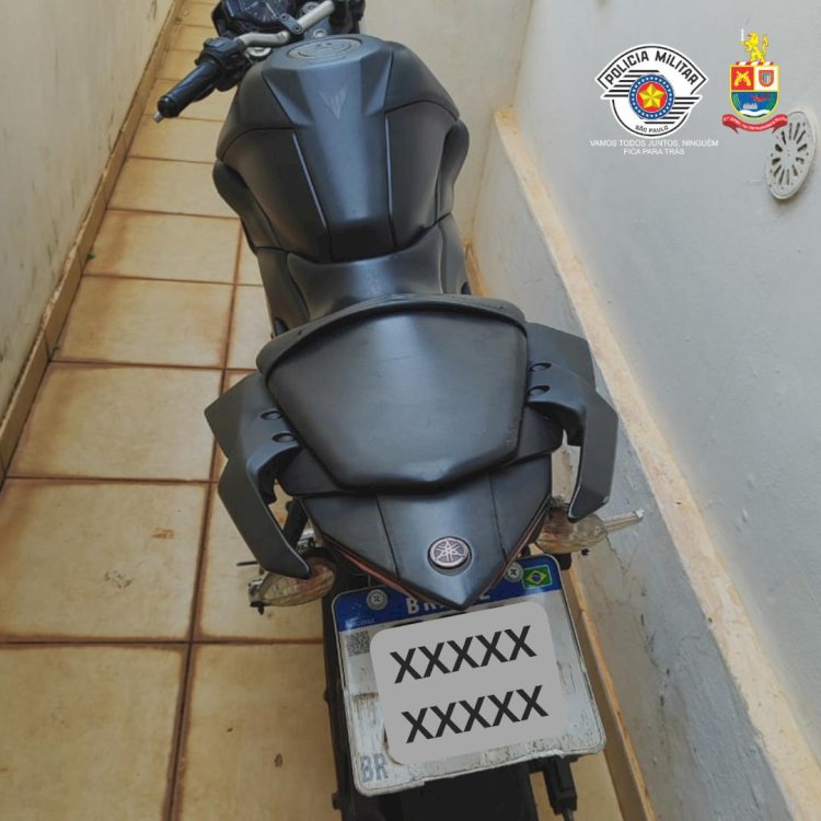 Polícia Militar recupera motocicleta furtada após denúncia anônima em Bariri