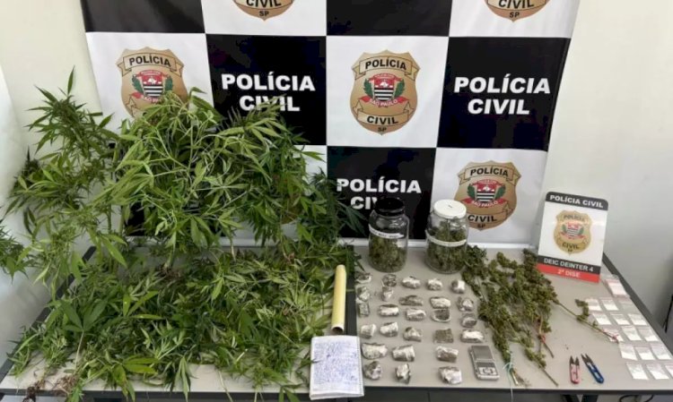 Homem é preso por cultivar, preparar e vender maconha em Agudos