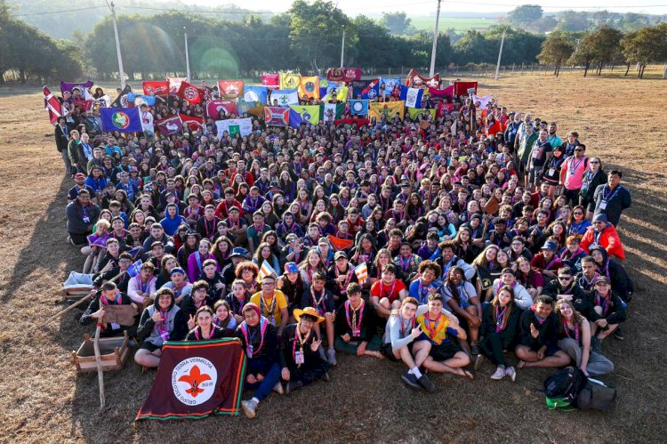 Grupo Escoteiro Bariry representa município em evento nacional de escotismo em Barretos