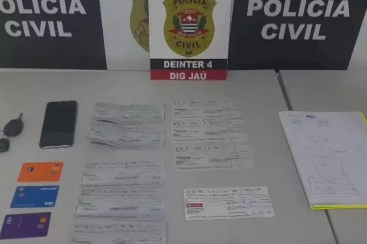 Polícia prende suspeito de estelionato em Jaú por tentativa de aplicar golpe com cheques falsificados