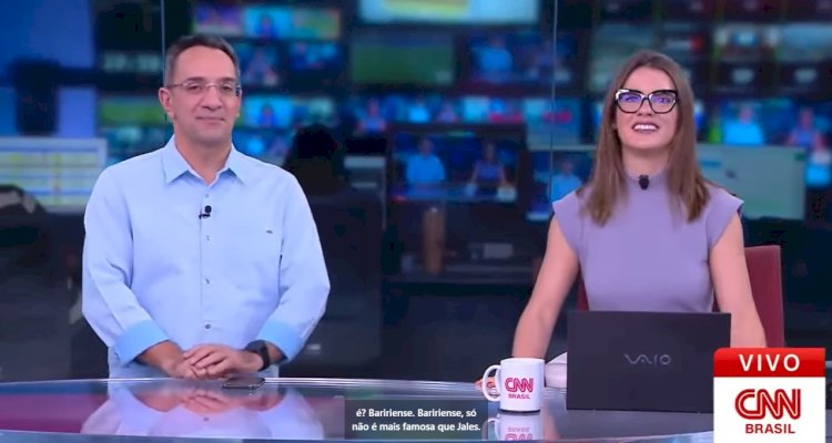 “Bariri é uma metrópole regional”, diz Maurício Noriega; comentarista esportivo da CNN faz referência a Bariri e ensina gentílico durante programa ao vivo da emissora