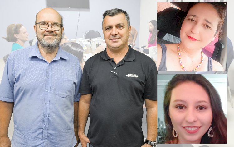 Airton Pegoraro e Paulo Kezo nomeiam próximas diretoras de Saúde e Obras; Ana Paula e Beatriz apresentam perfis profissionais e comentam prioridades dos setores para 2025