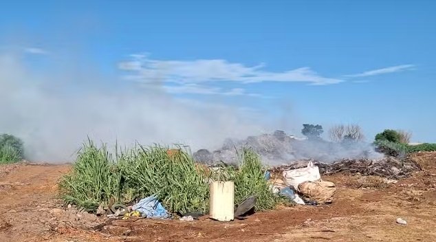 Novo incêndio criminoso atinge área de descarte de resíduos em Jaú