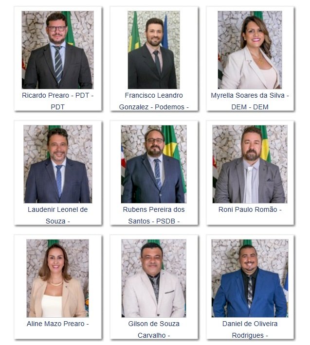 Câmara de Bariri apresenta fotos oficiais da legislatura 2025-2028