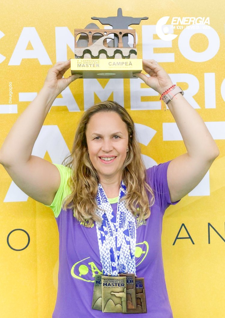 Tênis de Mesa: Dani Bassi conquista bicampeonato Sul-Americano Master e traz quatro medalhas para Jaú