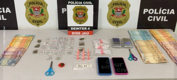 Casal é preso por tráfico de drogas em Jaú