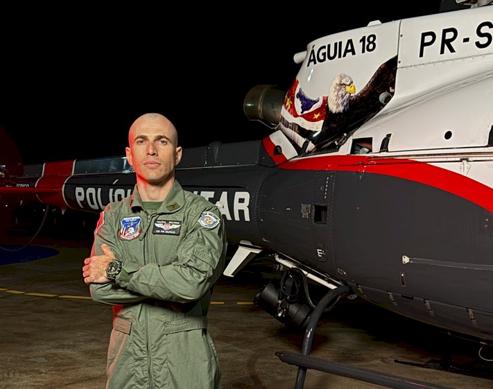 Policial baririense conquista aprovação de tripulante no disputado “Curso Águia”: Cabo Bottura fica entre os 17 PMs do estado que concluíram a certificação