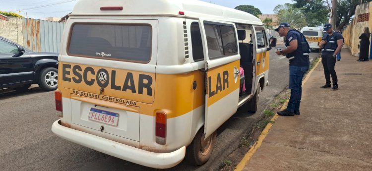 Fiscalização do DETRAN encontra irregularidades em veículos de transporte escolar; 38 autuações são aplicadas