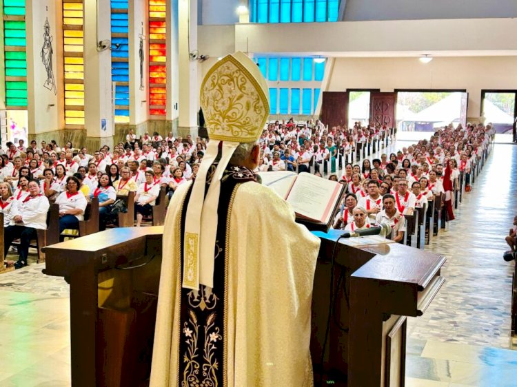 Bispo visita Bariri em Jubileu Diocesano do Apostolado da Oração, que reúne mais de 700 membros