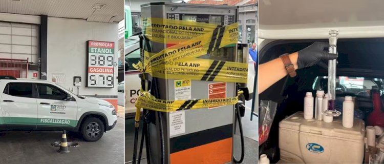 Posto de combustíveis é interditado por adulteração e fraude em Jaú