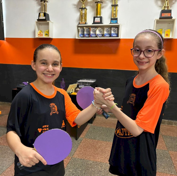AJTM tem duas atletas na Seletiva da Seleção Brasileira Sub-11 de Tênis de Mesa