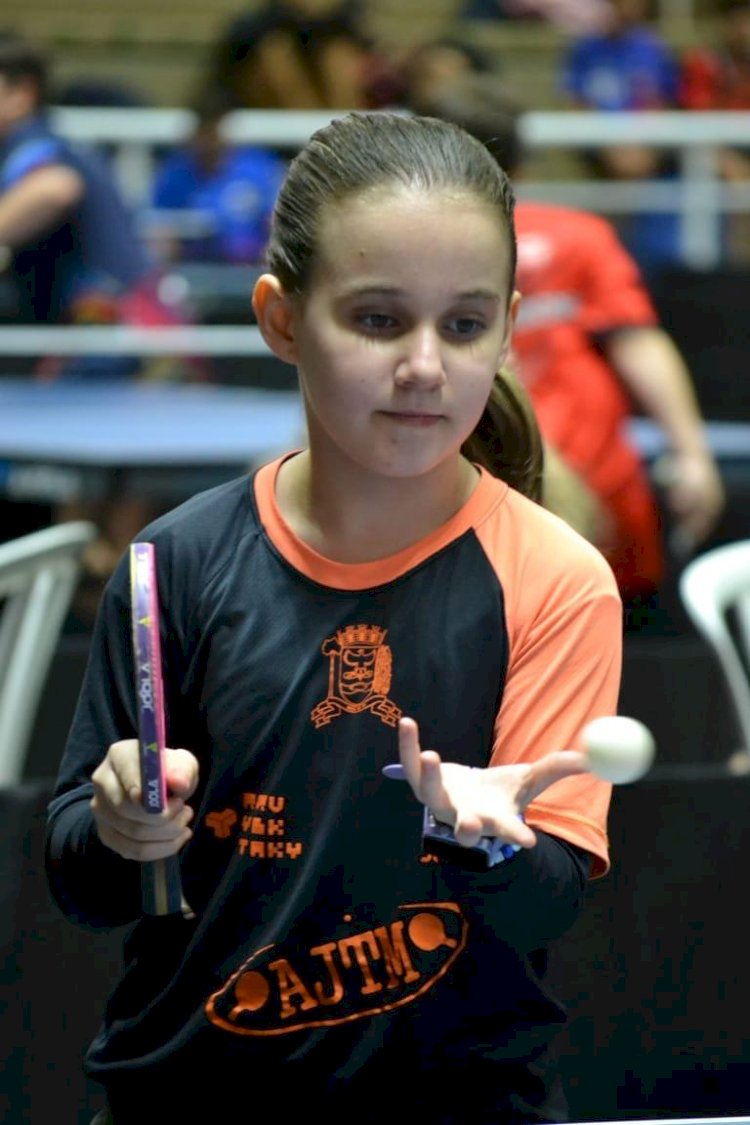 Mesatenista de Jaú é convocada para representar o Brasil no Pan-Americano sub-11/13 nos Estados Unidos