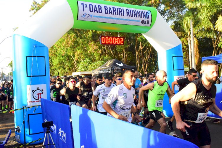 2ª OAB Running Bariri abre inscrições até 8 de agosto